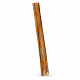 Single Foodiepaws 6-inch standard beef bully stick on white; representative chew, pack quantity selected separately